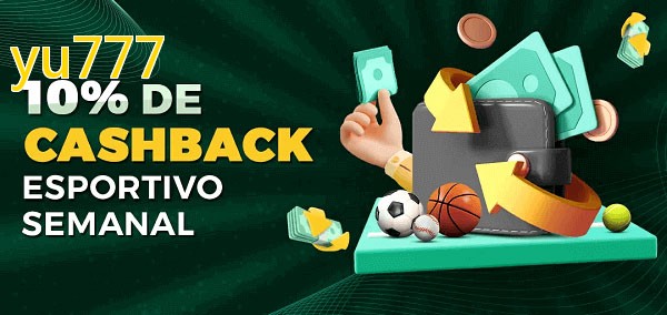 10% de bônus de cashback na yu777